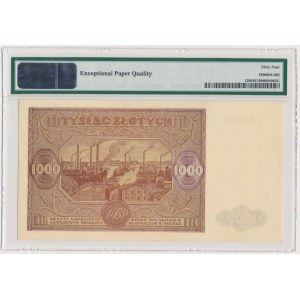 1.000 złotych 1946 - R - PMG 64 EPQ - rzadka odmiana