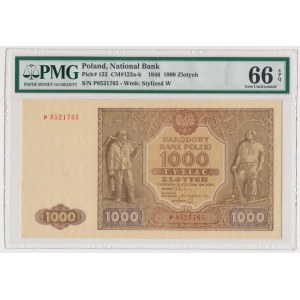 1.000 złotych 1946 - P - PMG 66 EPQ