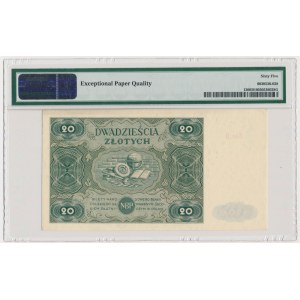 20 złotych 1947 - B - PMG 65 EPQ