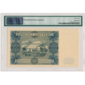 500 złotych 1947 - T2 - PMG 67 EPQ