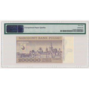 200.000 złotych 1989 - A - PMG 64 EPQ