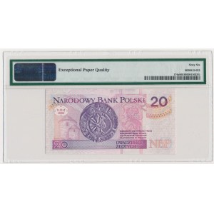 20 złotych 1994 - AB - PMG 66 EPQ - rzadka seria