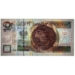 Próba, 10 złotych 1994 - AA 0000000 - bez nadruków - UNIKAT