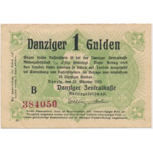 Gdańsk 1 gulden 1923 Październik