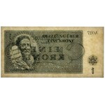 Czechosłowacja, Getto Terezin 1 korona 1943 - PMG 67 EPQ