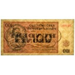 Czechosłowacja, Getto Terezin 100 koron 1943 - PMG 66 EPQ