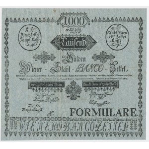 Austria 1000 gulden 1794 FORMULARE
