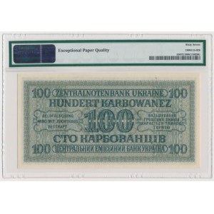 Ukraine, 100 karbovantsiv 1942 - PMG 67 EPQ - TOP POP