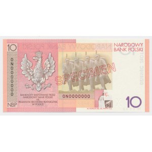 10 złotych 2008 WZÓR - ON 0000000 - Nr. 0632