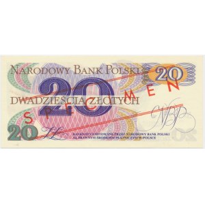 20 złotych 1982 WZÓR A 0000000 No.0951
