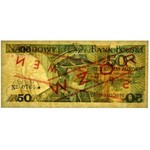50 złotych 1988 WZÓR GB 0000000 No.0764