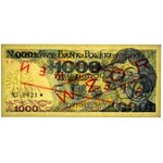 1.000 złotych 1979 WZÓR BM 0000000 No.0621