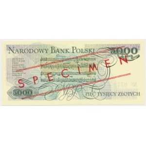 5.000 złotych 1982 WZÓR A 0000000 No.0579