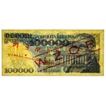 100.000 złotych 1990 WZÓR A 0000000 No.0321