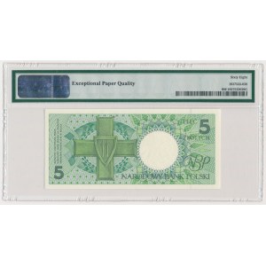 5 złotych 1990 - A - PMG 68 EPQ