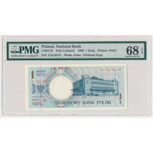 1 złoty 1990 - A - PMG 68 EPQ