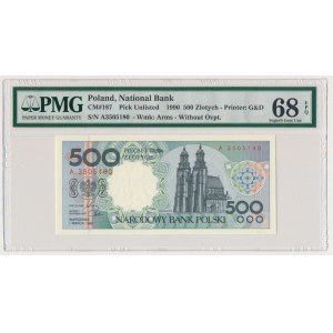 500 złotych 1990 - A - PMG 68 EPQ