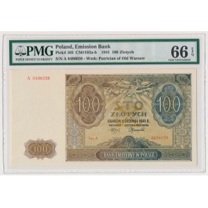 100 złotych 1941 - A - PMG 66 EPQ