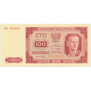 100 złotych 1948 - KI 0000005 - WZÓR JAROSZEWICZA