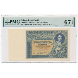 20 złotych 1931 - D.K - PMG 67 EPQ