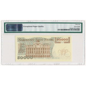 50.000 złotych 1989 - AA - PMG 66 EPQ