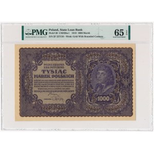 1.000 marek 1919 - II Serja F - PMG 65 EPQ