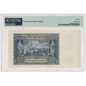 20 złotych 1940 - N. - London Counterfeit - PMG 66 EPQ
