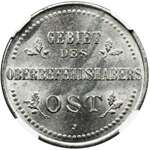 Ost, 3 Kopek Hamburg 1916 J - NGC MS63