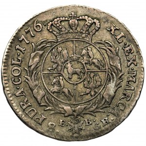 Poniatowski, Dwuzłotówka 1776 EB