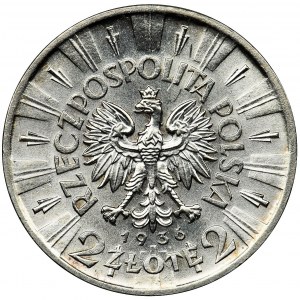 Piłsudski, 2 złote 1936 - rzadka