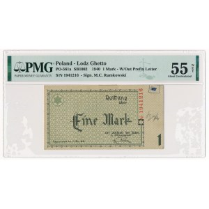 1 marka 1940 num. 7-cyfrowy - PMG 55