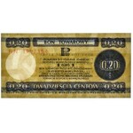 Pewex 20 centów 1979 - mały - HN - PMG 67 EPQ