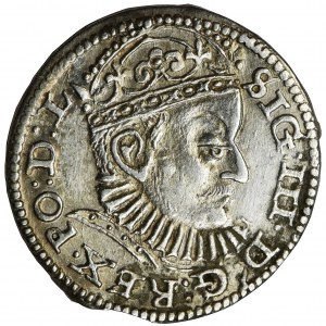 Zygmunt III Waza, Trojak Ryga 1588 - duża głowa