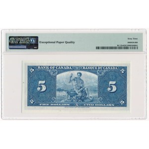 Canada, 5 dollars 1937 - PMG 63 EPQ