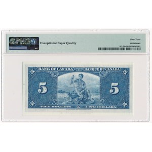 Kanada, 5 dolarów 1937 - PMG 63 EPQ