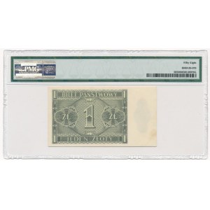 1 złoty 1938 - J - PMG 58 - rzadsza