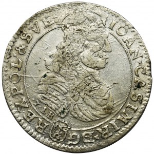 John II Casimir, 1/4 Thaler Bromberg 1668 TLB