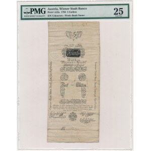 Austria, 5 gulden 1796 - PMG 25 - RARE