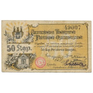 Częstochowa, 50 kopiejek 1916