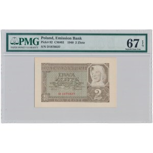 2 złote 1940 - D - PMG 67 EPQ