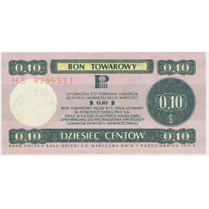 Pewex 10 centów 1979 - mały - HB -