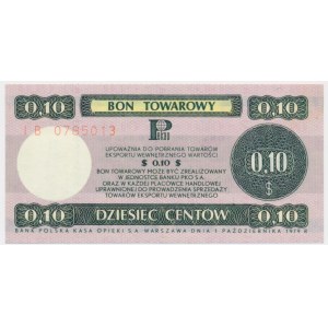 Pewex 10 centów 1979 - mały - IB -