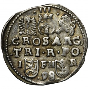 Sigismund III Vasa, 3 Groschen Posen 1598 - rare