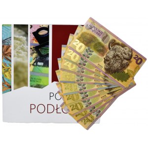PWPW 20, Polskie Żubry (2019) - komplet POTĘGA PODŁOŻA (9szt)