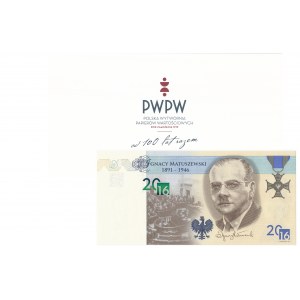 PWPW, Matuszewski w nietypowym folderze na 100 lecie Wytwórni wraz z gadżetami PWPW