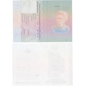 PWPW, Maria Skłodowska-Curie 2012 - karty paszportowe (2szt)