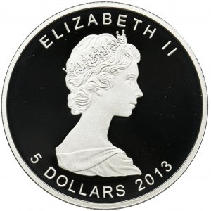 Canada, Elizabeth II, 5 Dollars 2013 - proof