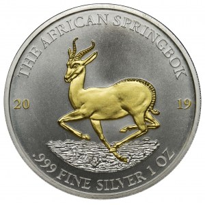 Gabon, The African Springbok Series, 1000 Francs 2019