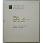 Zestaw folderów NBP, Banknoty obiegowe 1975-1996, Miasta Polskie i prywatna emisja PRL