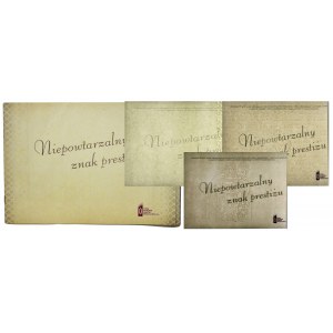 PWPW, Folder z 23 znakami wodnymi Niepowtarzalny znak prestiżu w tym Zygmunt III Waza